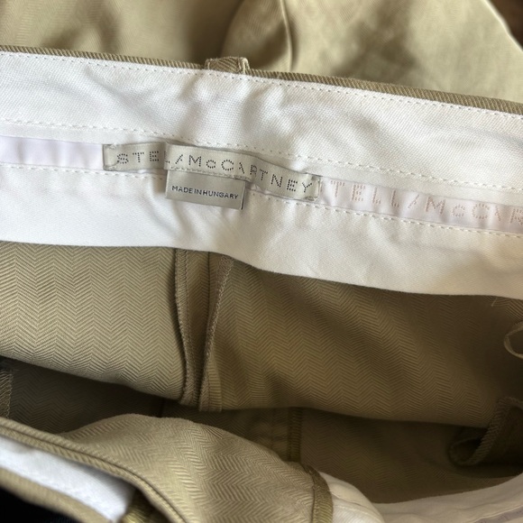 Stella McCartney Khaki Wide-Leg Pants - Picture 10 of 14